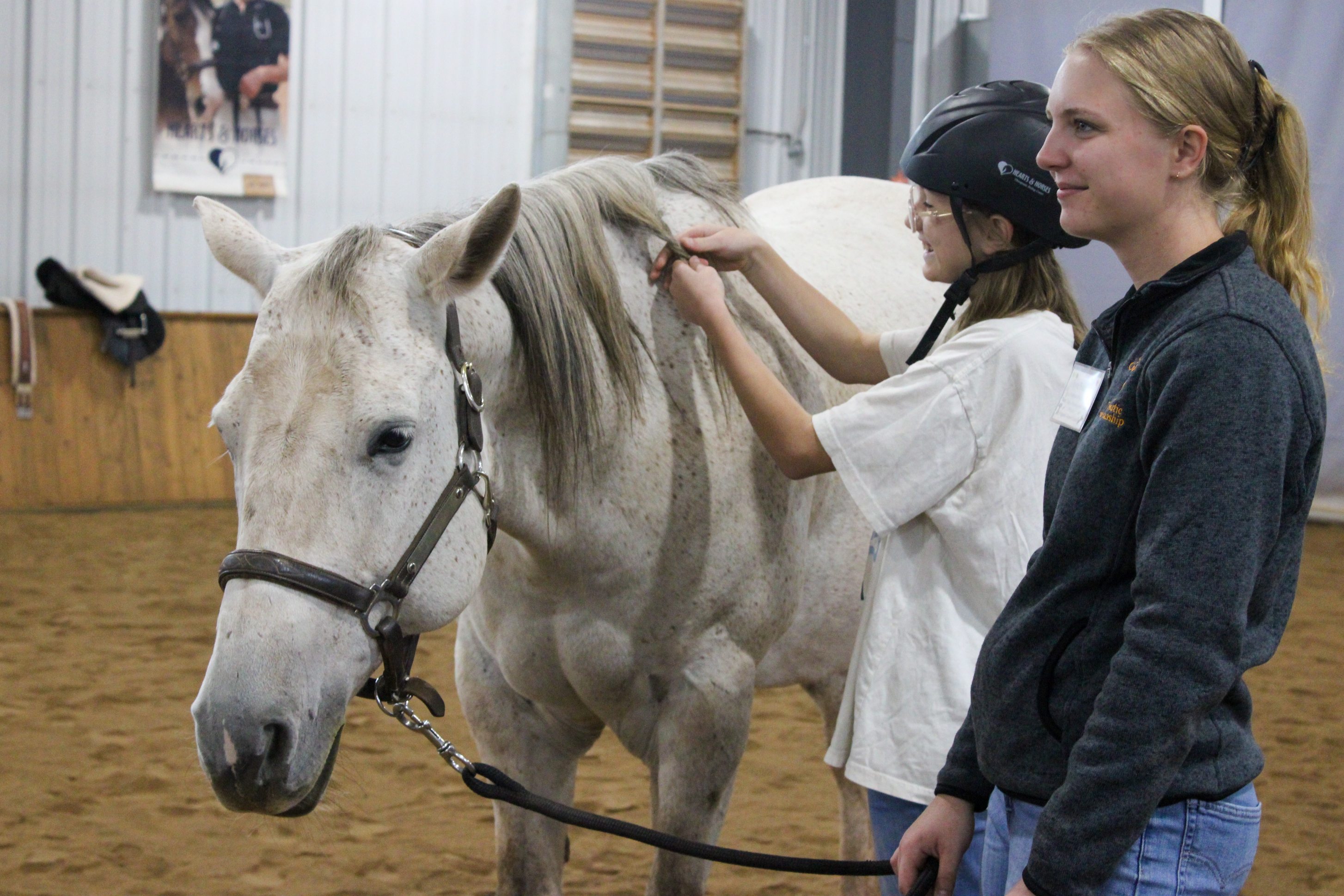 Image Braided hearts: Larimer County middle schoolers learn confidence, social-emotional skills through equine-assisted learning program