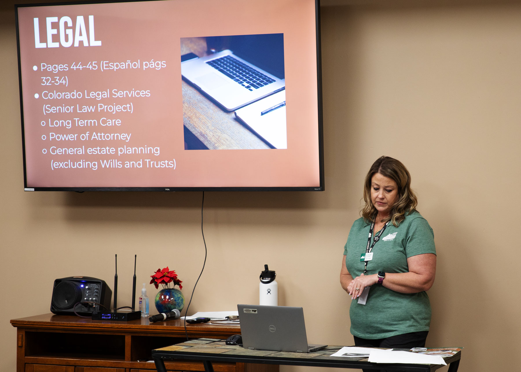 Image 9: Tori Wimmer from the Office on Aging presents in a breakout session.