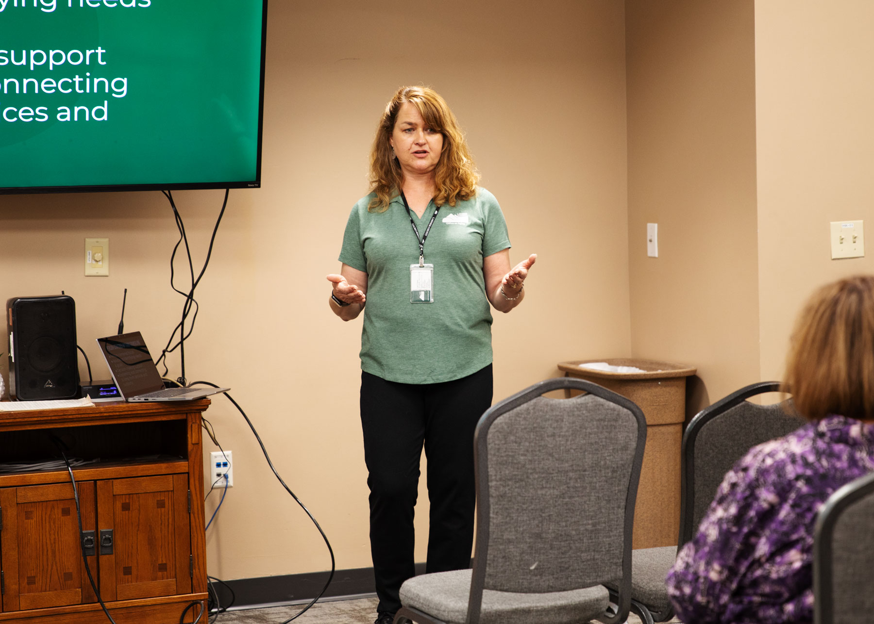 Image 10: Carol Seest from the Office on Aging presents in a breakout session.