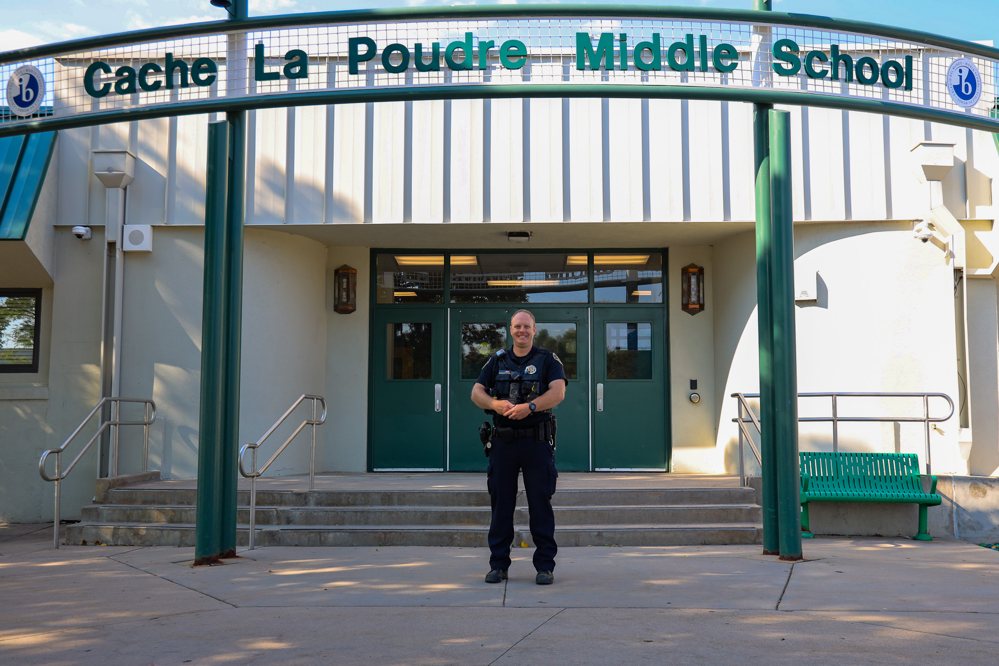 Image School Resource Officer for Cache La Poudre Elementary and Middle, Bamford Elementary, Livermore Elementary, Red Feather Lakes Elementary, and Stove Prairie Elementary