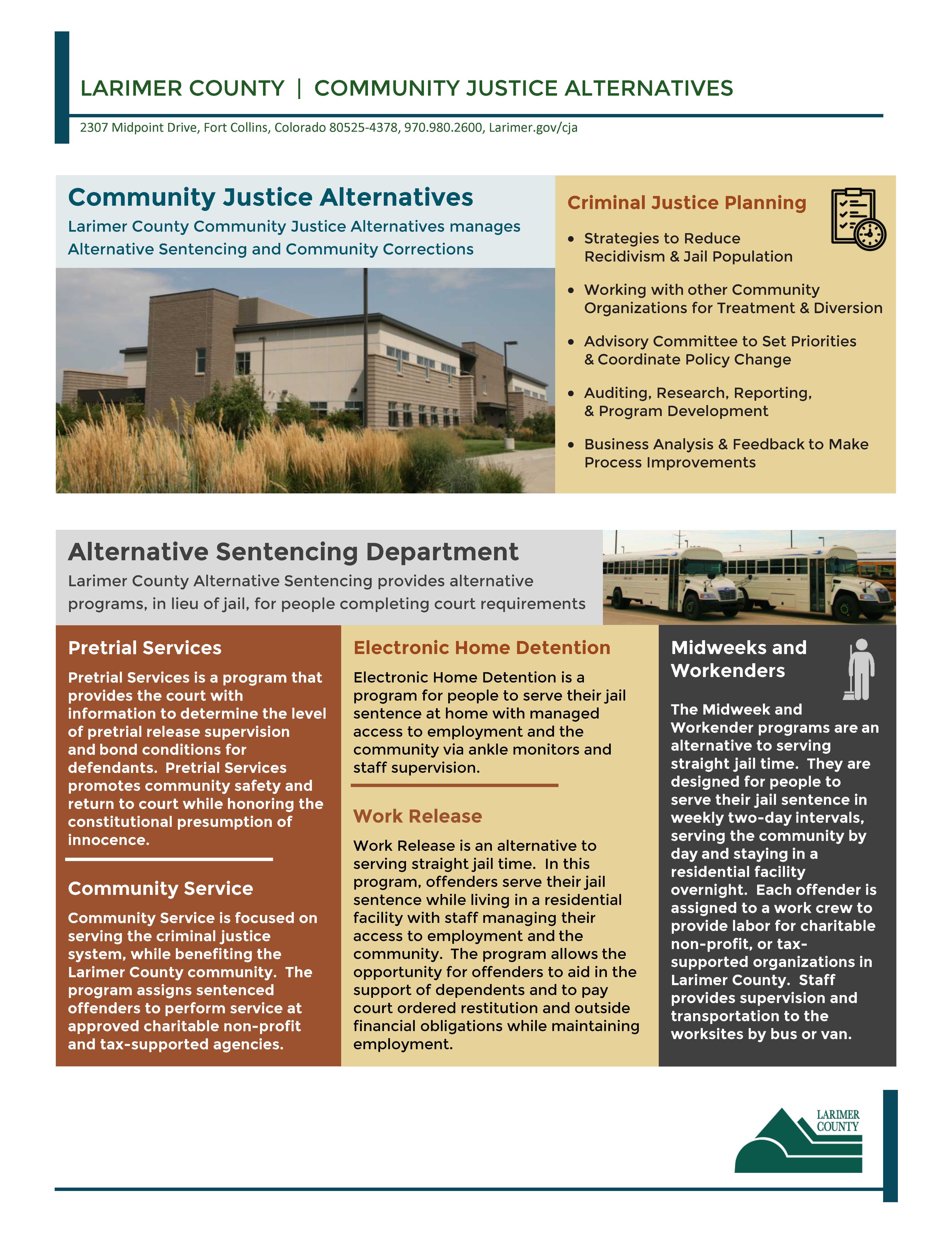 Image 1: CJA Programs Overview - Page 1 of 2