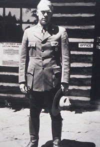 Image 2: Former President Gerald R. Ford  as a Seasonal Park Ranger in  Yellowstone National Park (1936 photo)