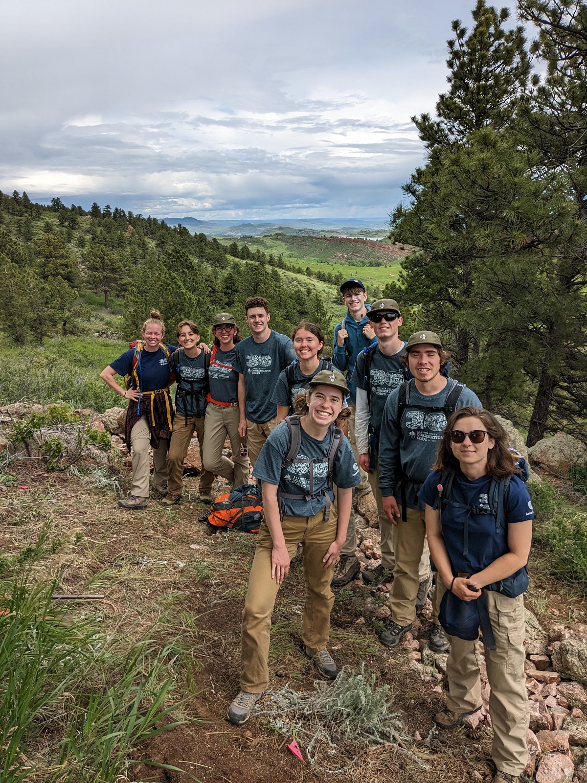 Image 2: Larimer County Conservation Corps - Stout Connector Trail at Horsetooth Mountain Open Space