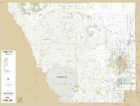 Mapa de carreteras del condado estándar