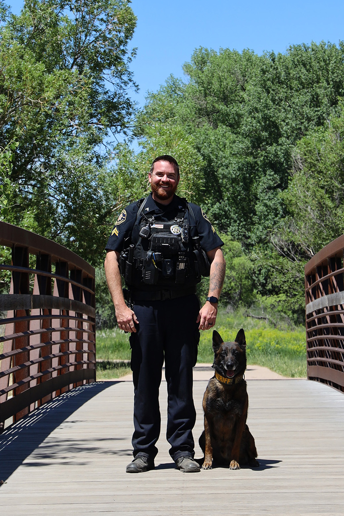 Caporale Mitch McGuinnis e K9 Tyr (Malinois belga)