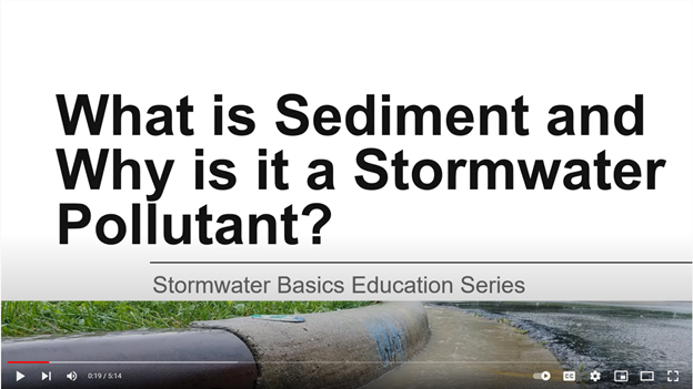 sediment is een verontreinigende stof