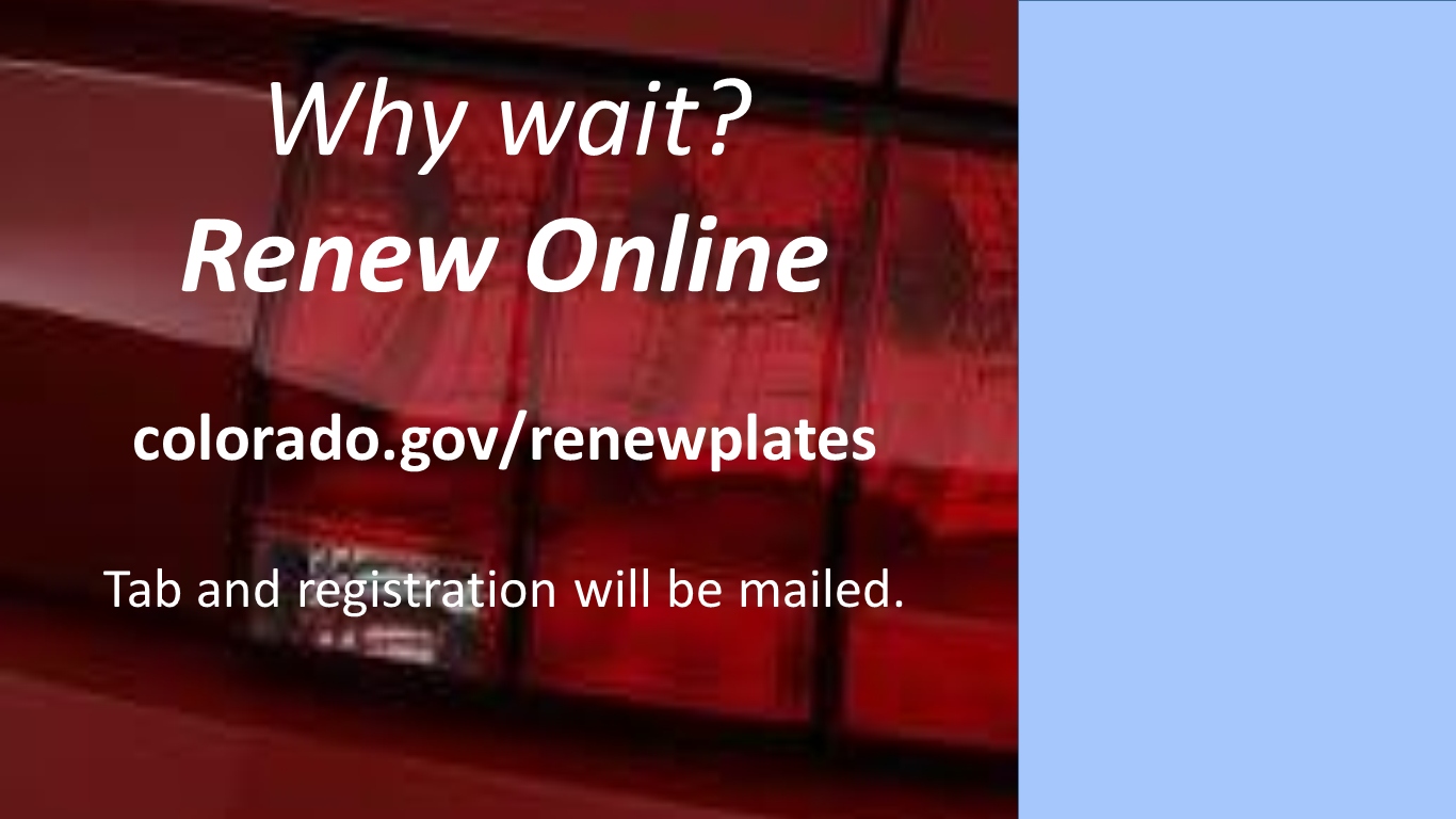 Vehicle Licensing Slideshow Estes Park Larimer County