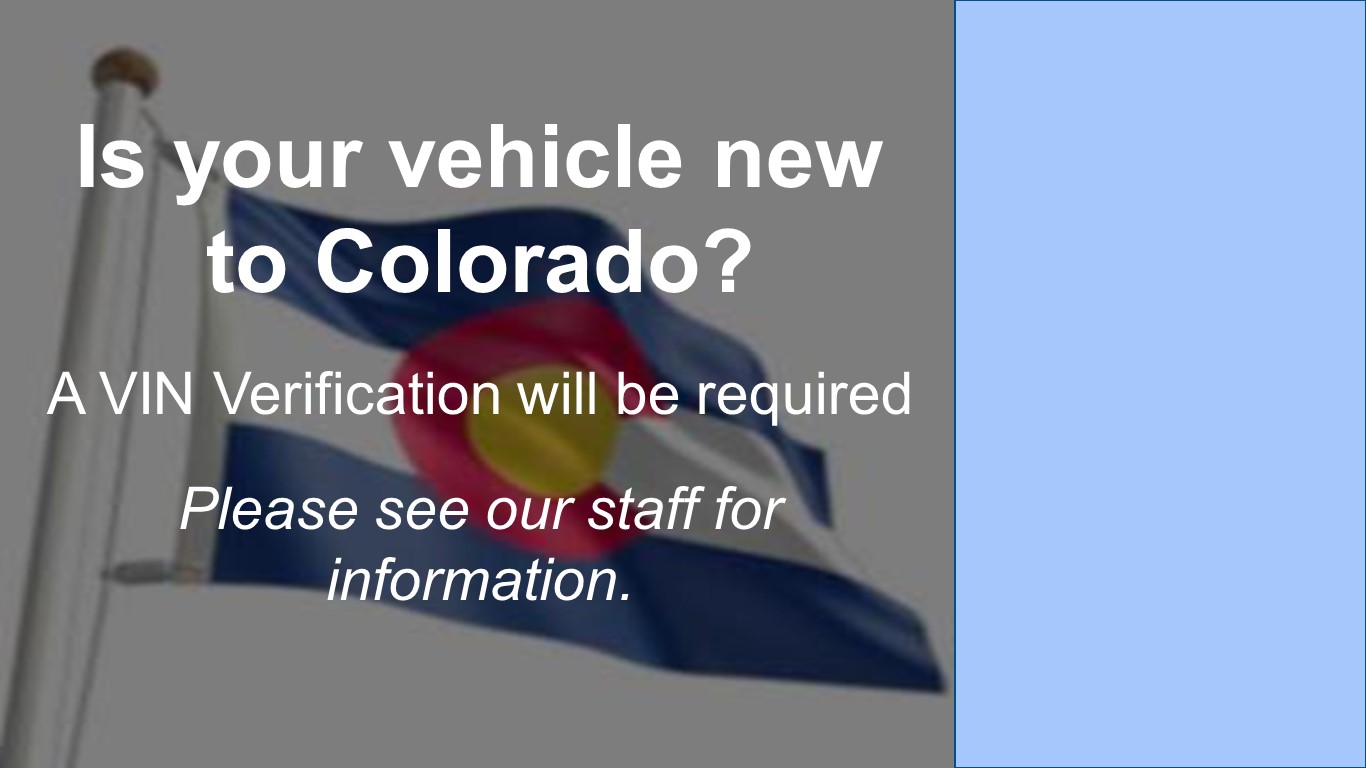 Vehicle Licensing Slideshow Loveland Larimer County