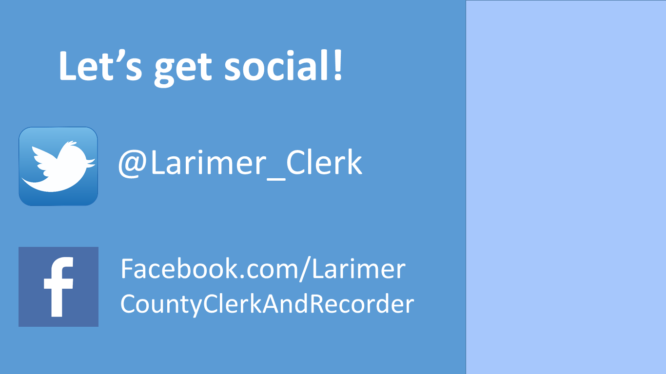 Vehicle Licensing Slideshow Estes Park Larimer County