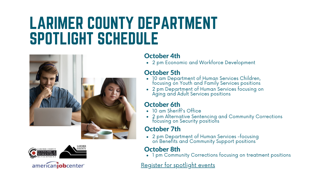 Larimer County Virtual Job Fair Larimer County