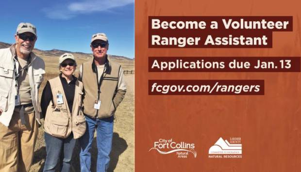 Volunteer Ranger Assistants - Apps due Jan 13