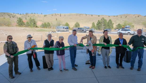 Sky View Campground ribbon cutting, May 12, 2022