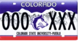 CSU Pueblo Plate