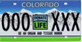Donate Life Plate