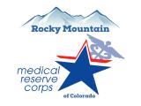Logo for the Rocky Mountain branch of the Medical Reserve Corps of Colorado