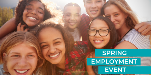 Diverse group of teens in group hug