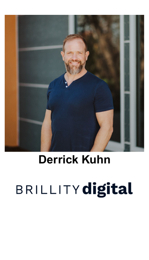 Derrick Kuhn and Brillity Digital Logo