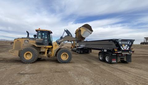 strang loading truck