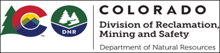 Emblem of Colorado Division of Reclamation, Mining and Safety