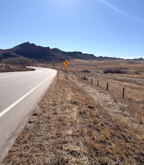 Highway 34 Near Canyons Edge Open Space