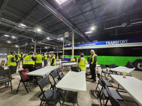 people at Transfort for tour