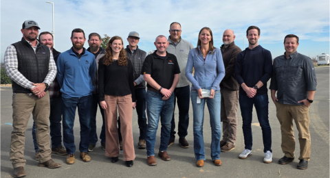 Members of The Ranch Master Plan project team with the 2026 Visionary Legacy Award at The Ranch Events Complex in Loveland, Colorado.