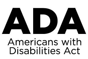 Logotipo da Lei dos Americanos com Deficiência