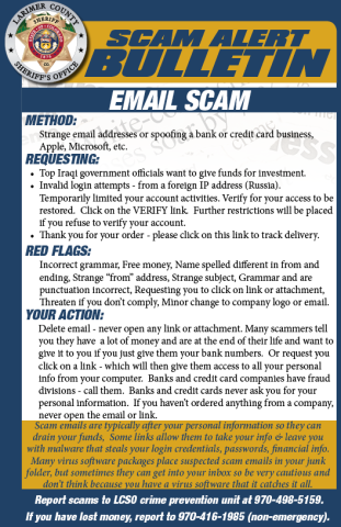 E-Mail-Betrugswarnung