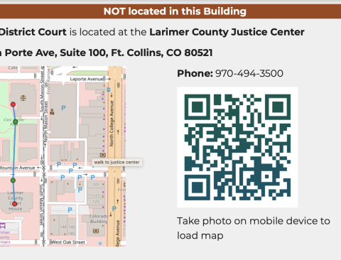 QR code in use