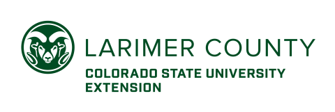 Logotipo de Extensión de la Universidad Estatal de Colorado del Condado de Larimer
