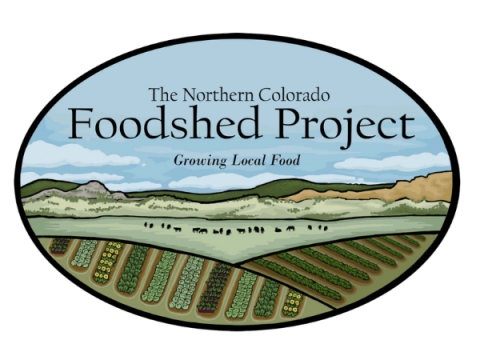 Логотип: The Northern Colorado Foodshed Project - вирощування місцевої їжі