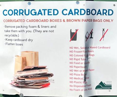 Corrugated Cardboard Bin