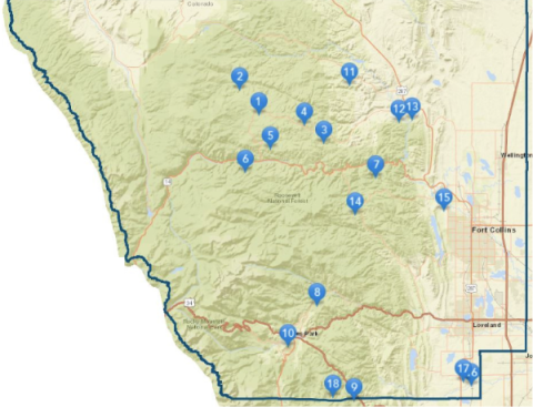 Larimer Connects 2022 Map.