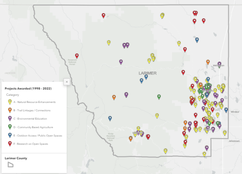25th Anniversary of the Small Grants Program Story Map image