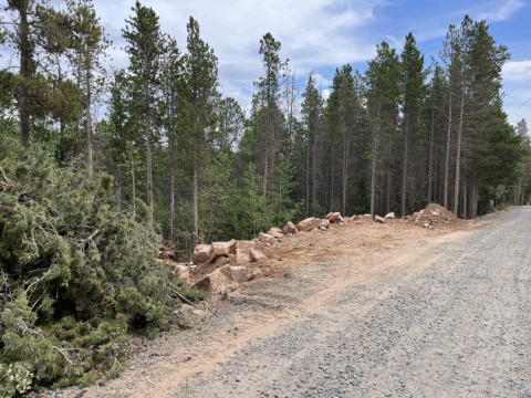 Crystal Lakes Road and Recreation Association Hidden Park Mitigation and Emergency Vehicle Staging Area Photo 2.