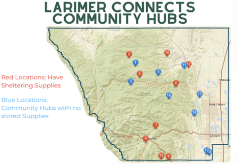 Larimer Connects-Karte.