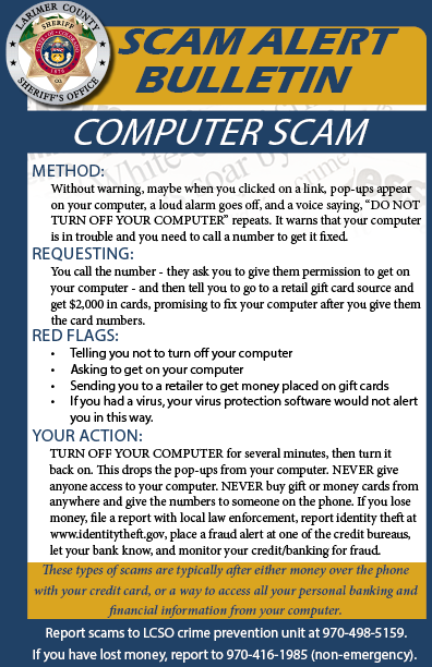 Computer Scam Alert Computer Scam Alert
