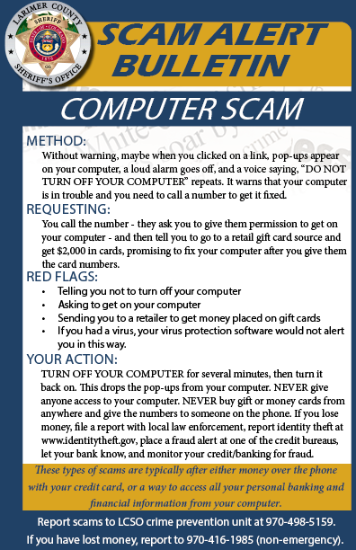 Computer Scam Alert