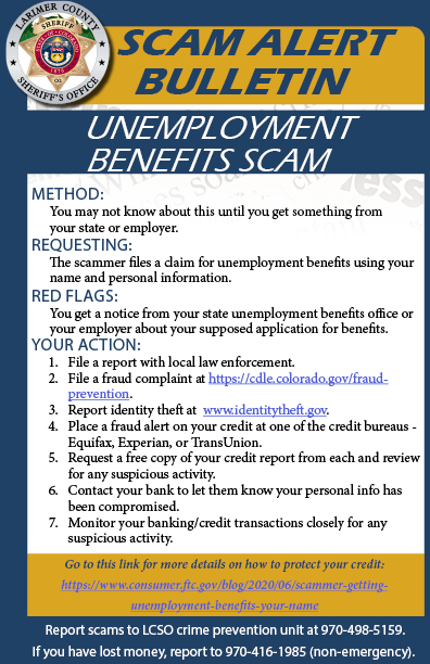 Unemployment Scam Alert Unemployment Scam Alert