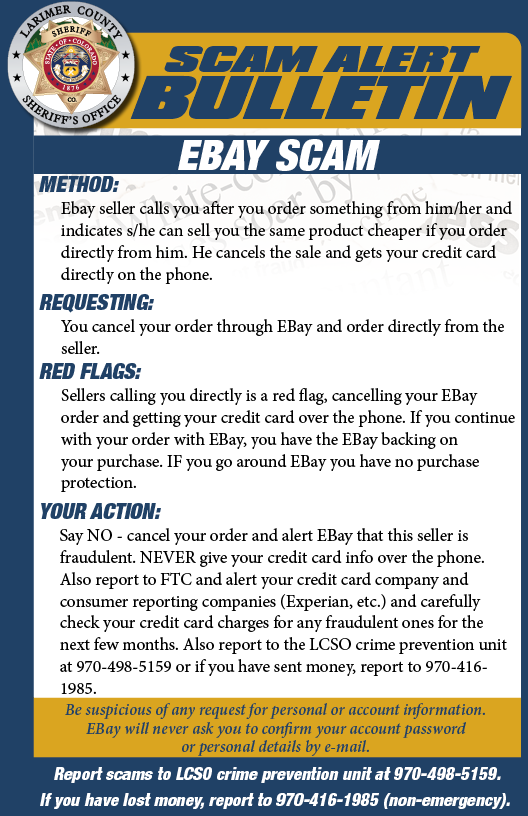 EBay Scam Alert EBay Scam Alert