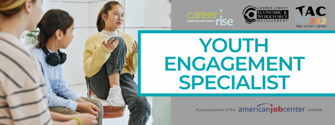 TAC 212 Youth Engagement Specialist Banner with logos for CareerRise, LCEWD, TAC 212 and American Job Center