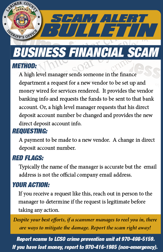 Business Scam Alert Business Scam Alert