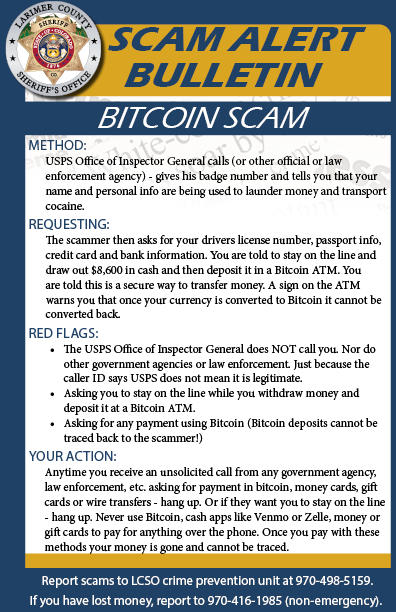 Bitcoin Scam Alert