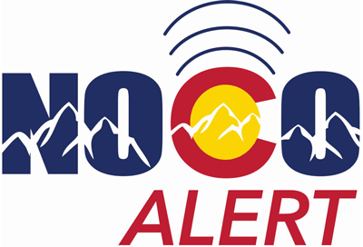 Logotipo de alerta NOCO y enlace nocoalert.org.