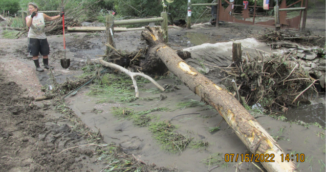 July 15, 2022 Flooding photo. 