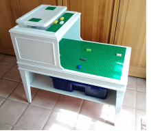 Completed lego table